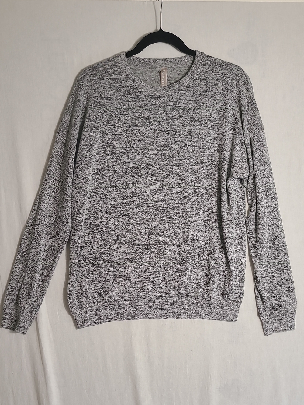 Athleta Lightweight Oversized Crewneck Sweater - Heather Gray Size XS